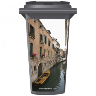 Venice Canal Wheelie Bin Sticker Panel